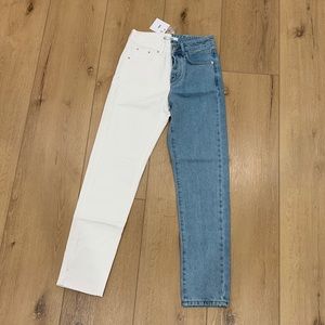 Adika Style Color Block Jeans